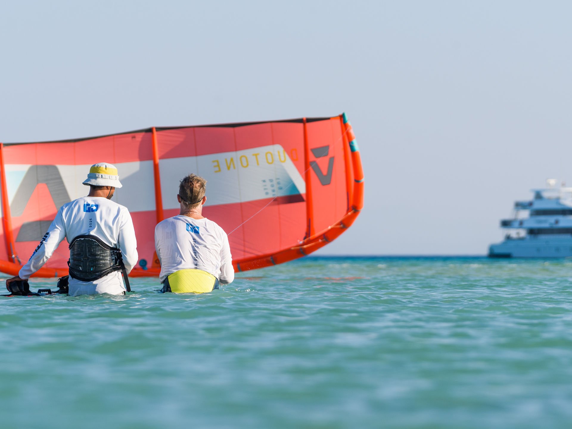 Cometa community gathered on the yacht
