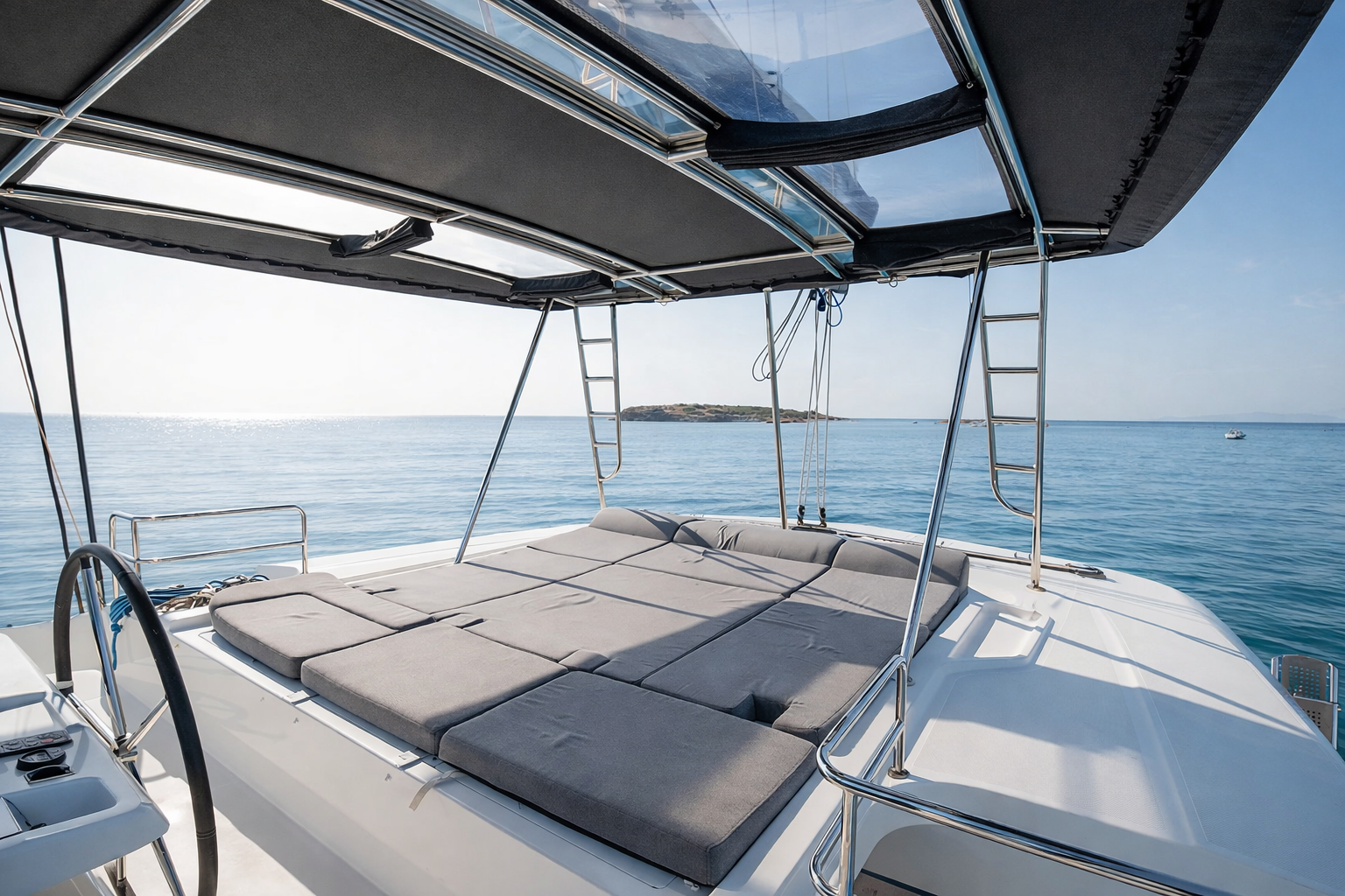 Top deck sunbed loungers