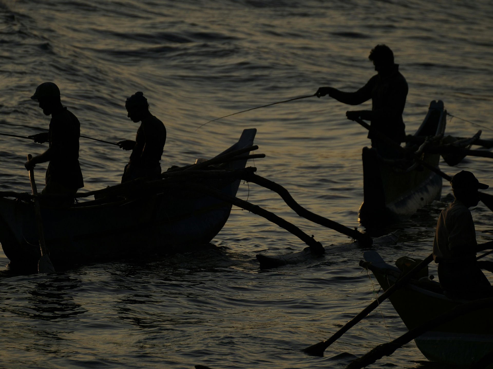 Kalpitiya lagoon kitesurfing