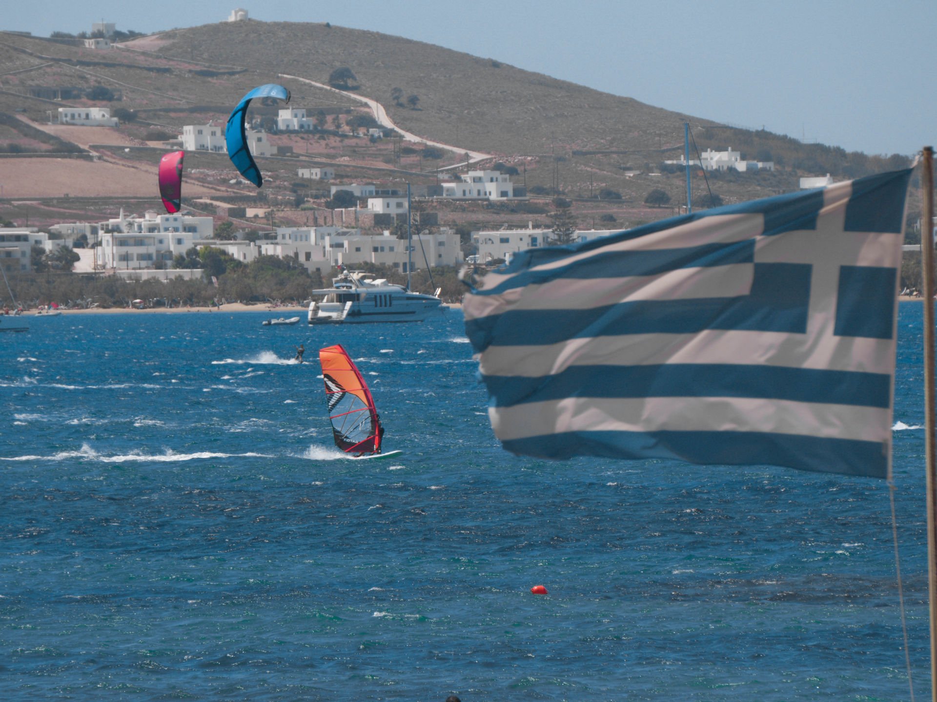 Paros sunset sailing