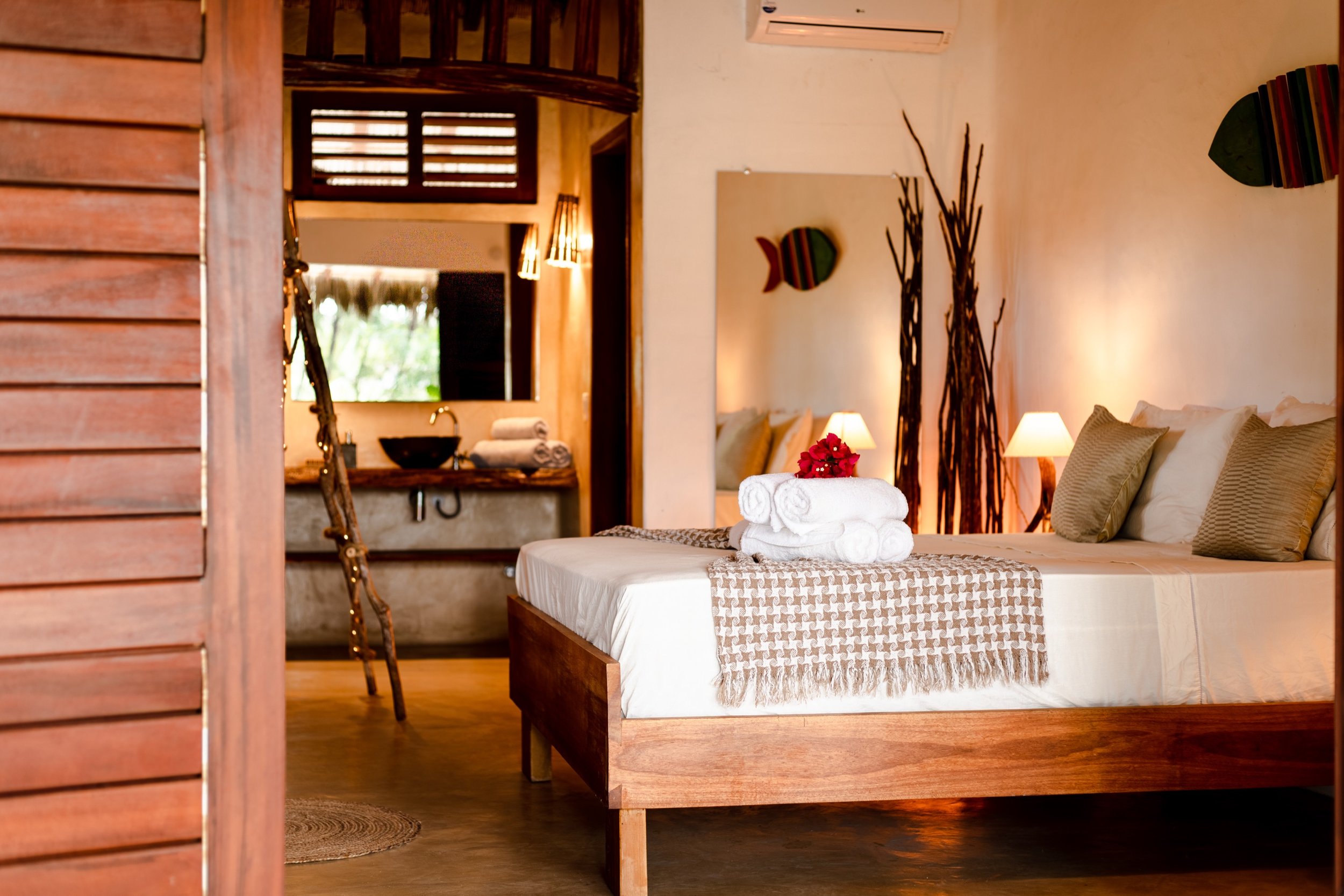 Prea villa bedroom with artisan decor