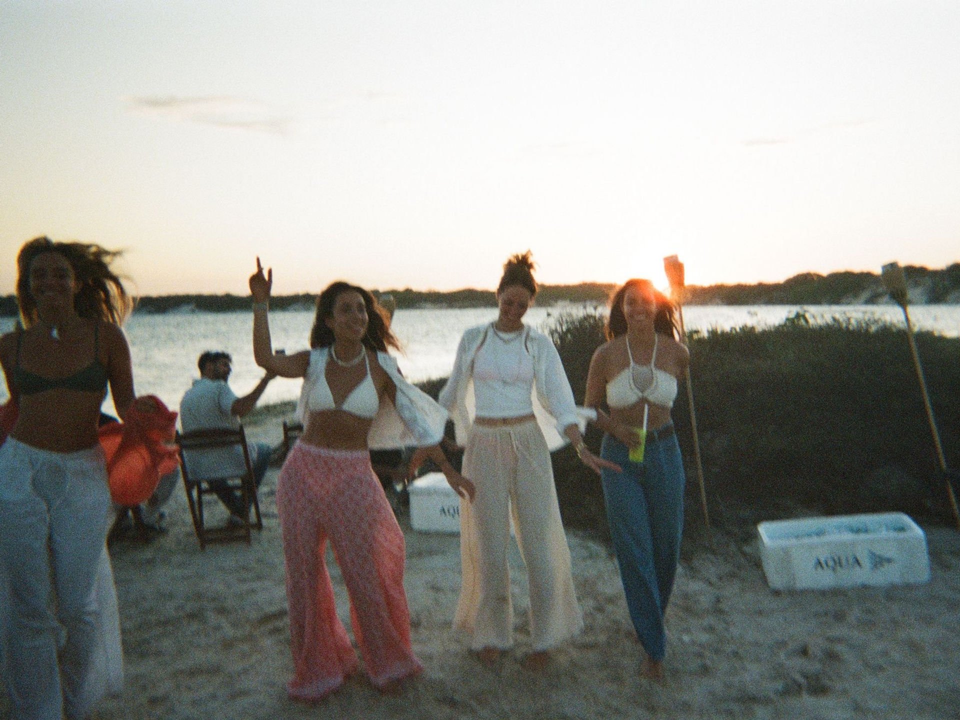 Prea relaxing by the shore with friends