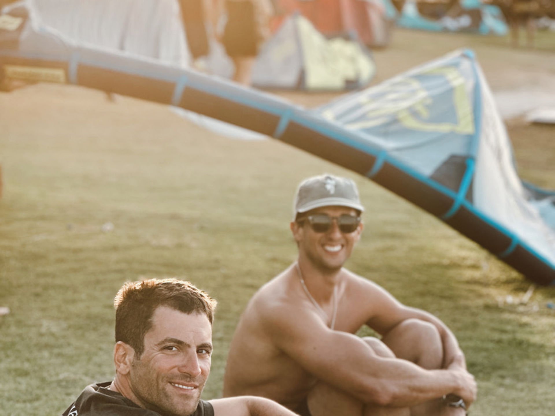 Prea community lounging outdoors